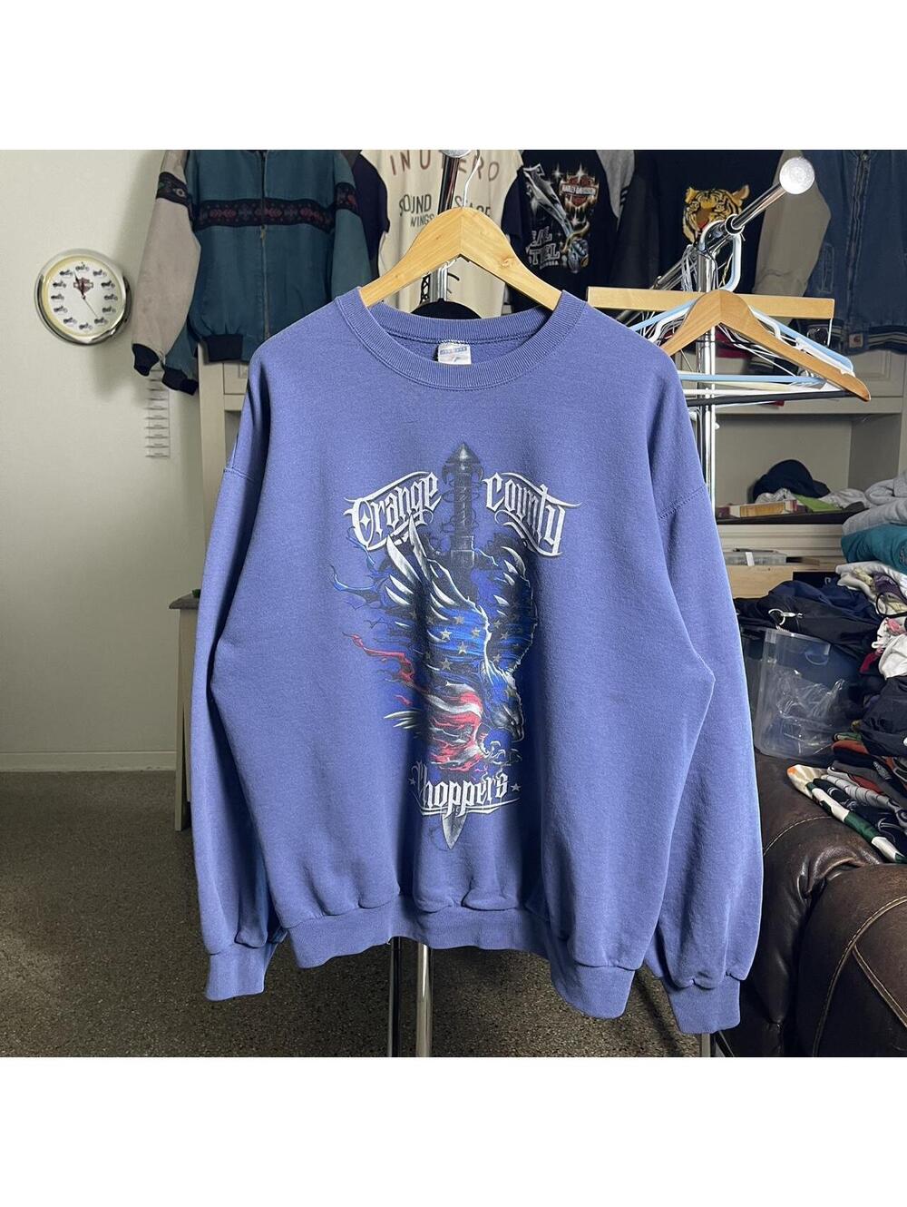 Y2K Orange County Choppers Crewneck Sweater